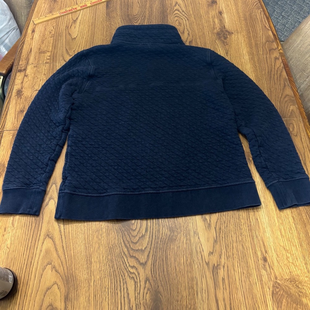 Patagonia Organic Cotton Quilt Snap-T Pullover Navy Magenta Medium - Picture 6 of 10